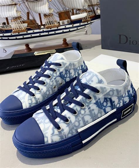 dior b23 low top blue oblique|dior sneakers b23 high top.